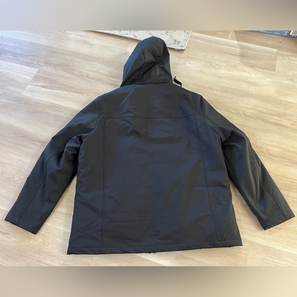 CALVIN KLEIN Mens Black Jacket With Shell & Zip out Puffer Jacket inside. - Picture 3 of 12